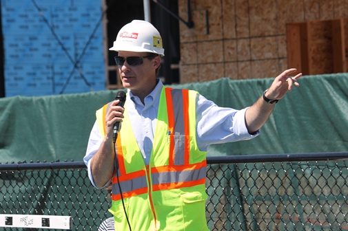 Wilmington High School "Topping Out" Ceremony