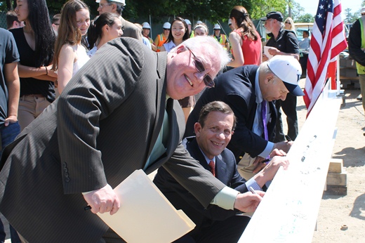 Wilmington High School "Topping Out" Ceremony