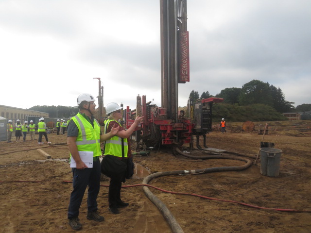 Geothermal Construction Site Tour Photos